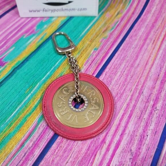 Versace Key Chain or Bag Charm Authentic Rare Bling - Picture 3 of 6